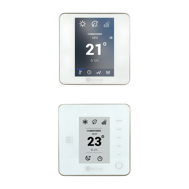 Pack 2 thermostats Airzone blanc